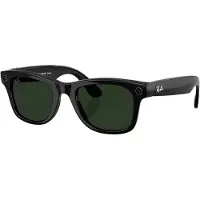 Ray Ban - Óculos sol - META Wayfarer - Gen 2 Shiny Black/Transitions Graphite Green para Unissexo - Preto