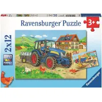 Ravensburger Quebra-cabeça ´trabalhando Duro´ 2 X 12 Peças