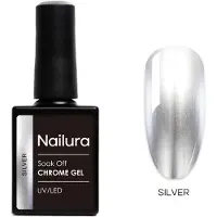 Nailura Verniz De Unhas Chrome Base Silver