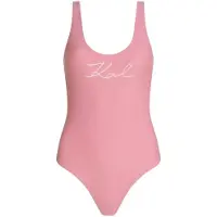 Karl Lagerfeld Fato de banho cor-de-rosa / branco