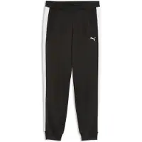 Puma Calças de desporto 'ESS T7' preto / branco