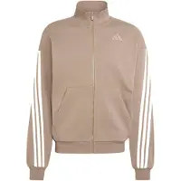 Adidas Casaco de treino em moletão 'AK' bege escuro / branco
