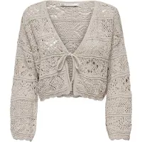 ONLY Casaco de malha 'Beach' taupe