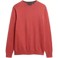Superdry para homem. M6110691A Camisola Essentials cor-de-rosa (XL), Casual, Algodão