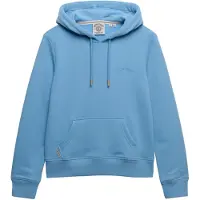 Superdry para mulher. W2012667A Camisola com logótipo Essential azul (M), Casual, Algodão