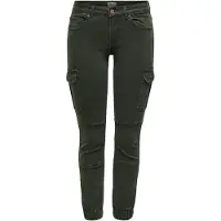 ONLY Calça com bolsos ONLMISSOURI mulheres - Cáqui - 42