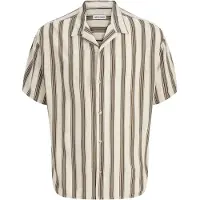 Jack & Jones Camisa De Manga Curta Jeff Resort Stripe