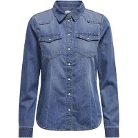 ONLY Blusa 'ONLAlexa' azul ganga