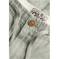 Superdry para homem. M7011509A Calças de linho do comerciante verde (S), Casual