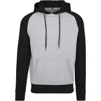 Build Your Brand Moletom Com Capuz Raglan