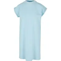 Build Your Brand Vestido Curto De Manga Curta Turtle Extended Shoulder