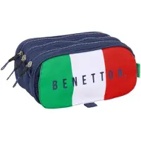 Safta Estojo Big Triple Benetton Flag