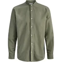 Jack & Jones Camisa De Manga Comprida Breeze Band Linen Blend