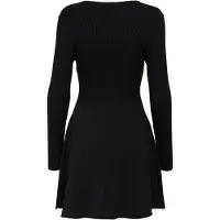 ONLY Vestido de malha 'Alma' preto