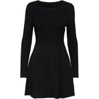 ONLY Vestido de malha 'Alma' preto