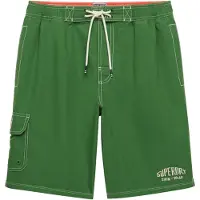 Superdry para homem. M3010269A Fato de banho verde Cargo19 (XL), Beachwear, Polister Reciclado