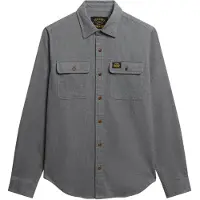 Superdry para homem. M4010723A Camisa azul Trailsman (M), Casual, Algodão, Manga comprida
