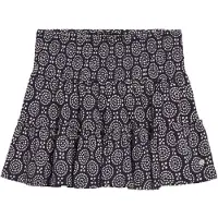 Superdry para mulher. W7210319A Minissaia de malha em camadas azul-marinho (L), Casual, Algodão
