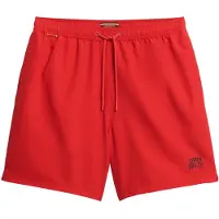 Superdry para homem. M3010256A Fato de banho essencial vermelho (XL), Beachwear, Polister Reciclado, Sustentável