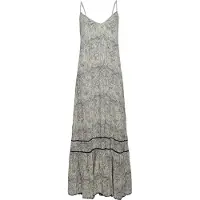 Superdry para mulher. W8011294A Vestido comprido azul sem alças (S), Casual, Viscoso, Sem mangas / correias