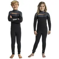 Jobe Fato De Neoprene De Manga Comprida Com Fecho De Correr Nas Costas Para Jovens Malmö 5/3 Mm