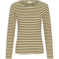 Kaffe Camisa 'Liddy' amarelo pastel / preto