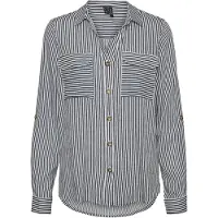 Vero Moda Blusa 'VMBumpy' preto / branco