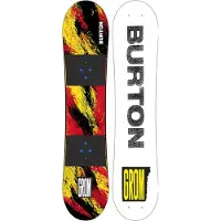 Burton - Snowboards - Grom Ketchup/Mustard 2026 para criança - Tamanho criança 130 cm - Vermelho