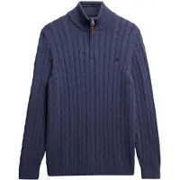 Superdry Suéter Com Meia-zíper Cotton Classic Cable
