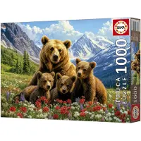 Educa Quebra-cabeça De Ursos Grizzly No Canadá 1000 Peças
