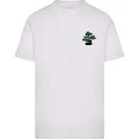 Mister tee Camisa 'Money Tree Perfect Place For Shade' verde escuro / preto / branco