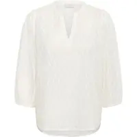 Kaffe Blusa branco / branco natural
