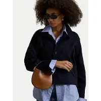 Ralph Lauren para mulher. 427P06814002 Bolsa de mão Polo ID de couro marrom (OSFA), Casual, Pele