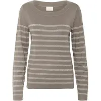Kaffe Pullover 'KALizz' castanho / prata