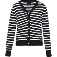 Dreimaster Casaco de malha 'Classic Look' navy / arando / offwhite