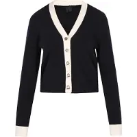Dreimaster Klassik Casaco de malha 'Classic Look' navy / branco lã