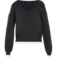 Dreimaster Klassik Pullover navy / branco