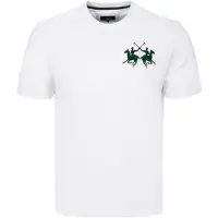 La Martina Camisa verde / branco