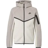 Nike Casaco em moletão 'Tech Fleece' taupe / cinzento claro