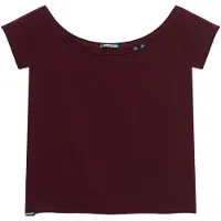 Superdry Top De Manga Curta Bardot Off Shoulder