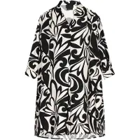 Dreimaster Klassik Vestidos camiseiros preto / branco