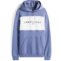 Tommy Hilfiger Moletom Com Capuz Linear Logo Regular Fit