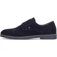 Martinelli para homem. 1604-2729X Sapatos blucher com atacadores em pele Douglas navy (45), Couro, Plano, Cordão, Casual, Marinho
