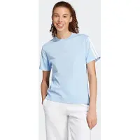 Adidas Camiseta De Manga Curta Essentials 3 Stripes Cotton