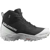 Salomon - Sapatos caminhada quentes - Crosstrak WP Black/Black/White para Homem - Tamanho 41 1/3 - Preto