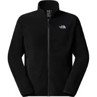 The North Face Casaco de velo funcional 'Glacier' preto / branco