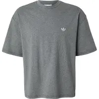 Adidas T-Shirt mangas curtas TREFOIL ESSENTIALS MELANGE LOOSE CROPPED T-Shirt homens - Cinza - EU S