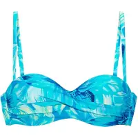 s.Oliver Top de biquíni turquesa / azul claro / azul escuro / amarelo