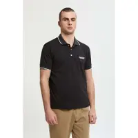 Baracuta para homem. BRPOL0020UT2769 Polo Logo preto (S), Casual, Algodão, Manga curta