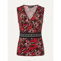 KOROSHI Camisa vermelho / preto / branco